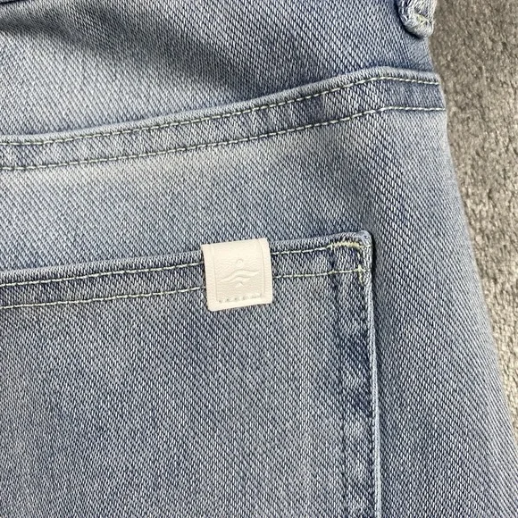 Halara Jeans Womens Sz M Tall Flex Asymmetric Zipper Baggy Wide Leg Stretch - Picture 9 of 13